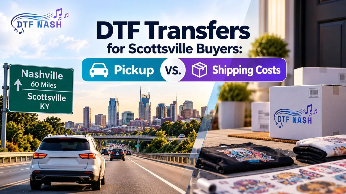 DTF Transfers for Scottsville Buyers: Pickup vs. Shipping Costs