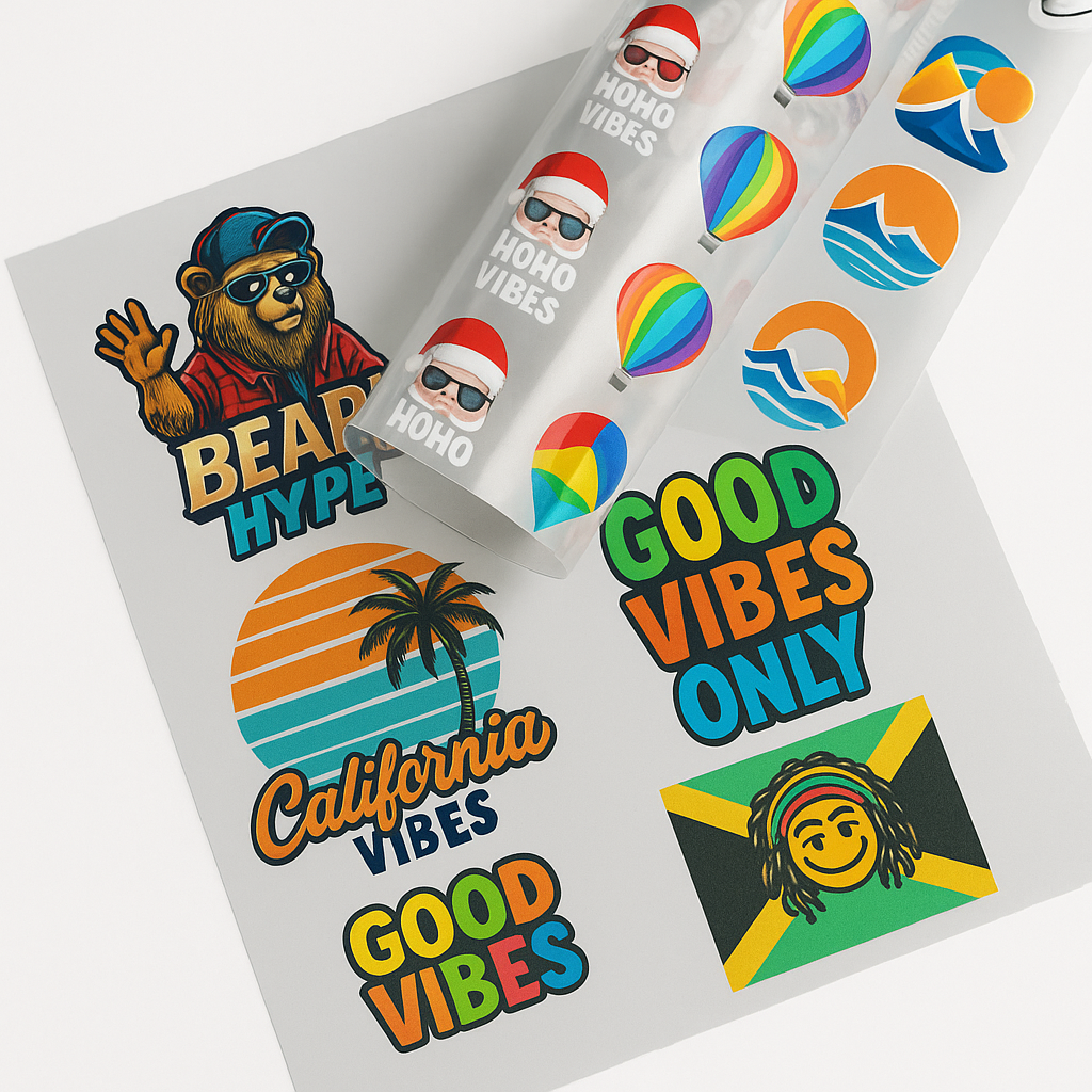 Custom UV DTF Gang Sheets - Upload UV Transfer