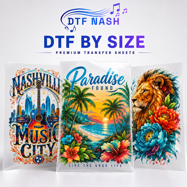 Custom DTF Transfers By Size