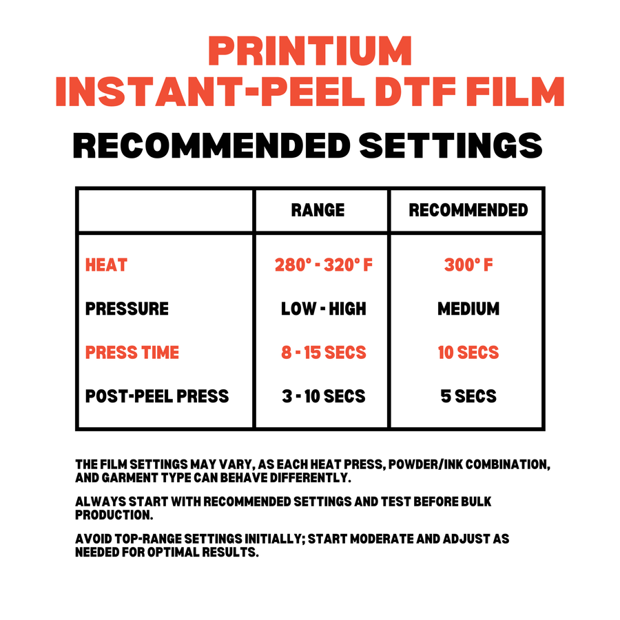 Premium Instant Peel DTF Film - 23.6" x 325'
