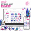 Glitter DTF Transfers Gang Sheet Builder